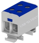 Gnybtas sujungimo 2xAl/Cu 1,5-50 mm², mėlynas